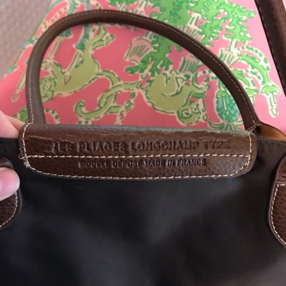 Longchamp LE PLIAGE S HANDBAG Brown Tote Bag - Picture 7 of 11
